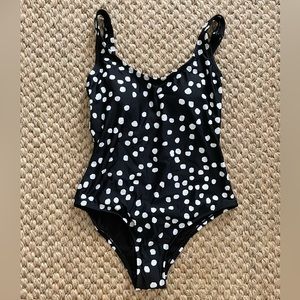 Kona Sol Polka Dot Swimsuit size M NWT
